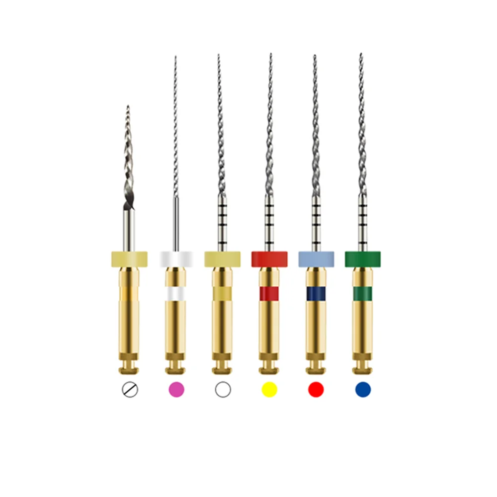 ทันตกรรมแฟ้ม Root Canal TAPER Endodontic แฟ้มทองความร้อนเปิดใช้งานแฟ้มโรตารี่ยืดหยุ่นทันตแพทย์วัสดุ SOCO