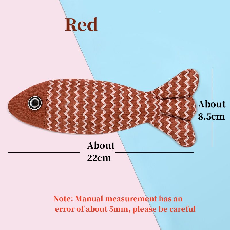 Teeth Grinding Catnip Toys Funny Interactive Plush Cat Toy Pet Kitten Chewing Vocal Toy Fish Bite Cat mint For Cats