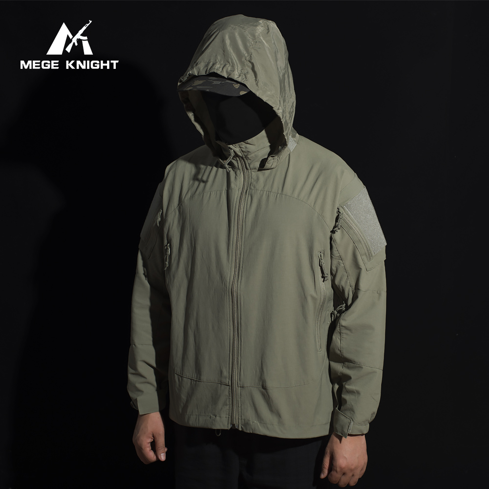 Mege Outdoor Taktische Softshell PCU L5 Jacke Nylon Dünner Stil Assault Combat Field Mantel für Wandern Klettern Militäruniform