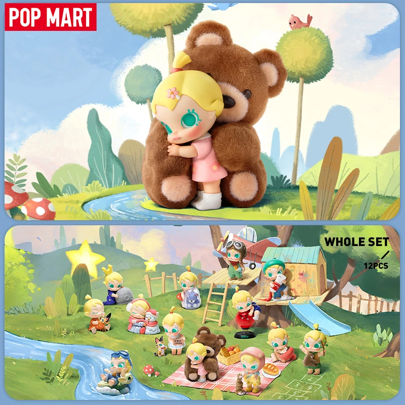 POP MART Baby Molly My Huggable Discovery Series Фигурки 1 шт./12 шт. слепая коробка POPMART