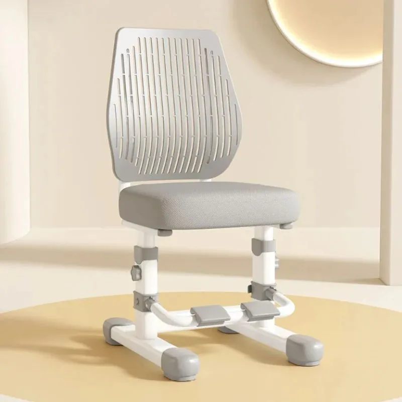 Silla cómoda de plástico para niños, taburete de comedor, respaldo de estudio, silla pequeña para niños, muebles para el hogar