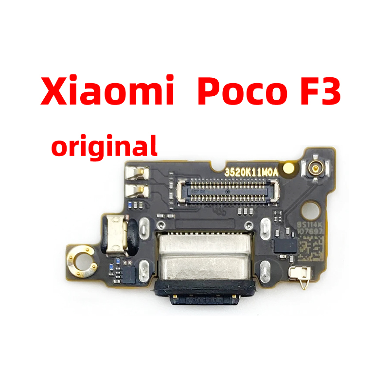 Оригинальный разъем для док-станции xiaomi poco F3, USB-порт для зарядки, замена гибкого кабеля