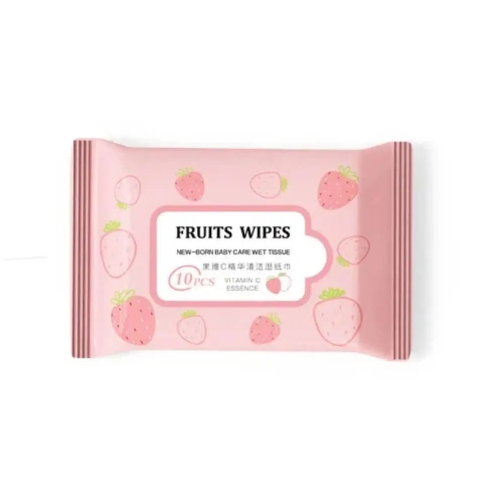10 stks/pak Nieuwe Spunlace Geweven Stof Babydoekjes Draagbare EDI Zuiver Water Water Tissue Extractable Wegwerp Natte Doekjes