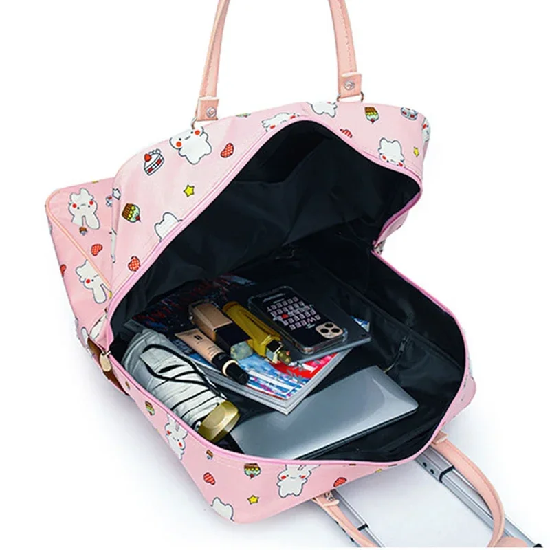 Mala de roda universal, bagagem de rolamento, carrinho, malas de viagem, viagem curta, mochila de grande capacidade, bolsa de bagagem para compras