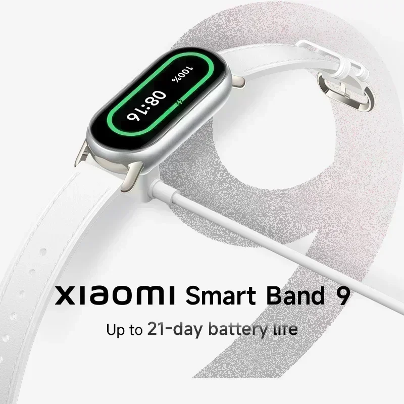 [World Premiere]Global Version Xiaomi Smart Band 9 150+ Sports Modes Sleep Monitoring 1.62" AMOLED Display 21-day Life