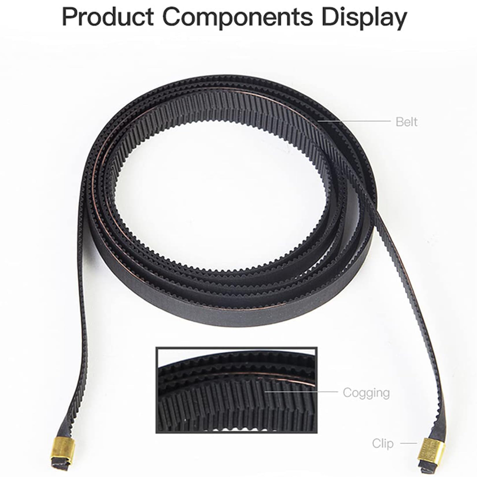 Creality Ender 3 V3 KE X+Y Kit de correa síncrona de eje y correa síncrona de anillo, accesorios de impresora 3D para Ender 3 V3 KE/SE/V2