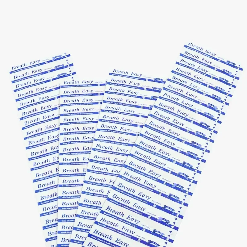 100/500 pièces bandes nasales souffle aide droite arrêter de ronfler Patch nasal bon Patch de sommeil produit haleine plus facile aide au sommeil Decive