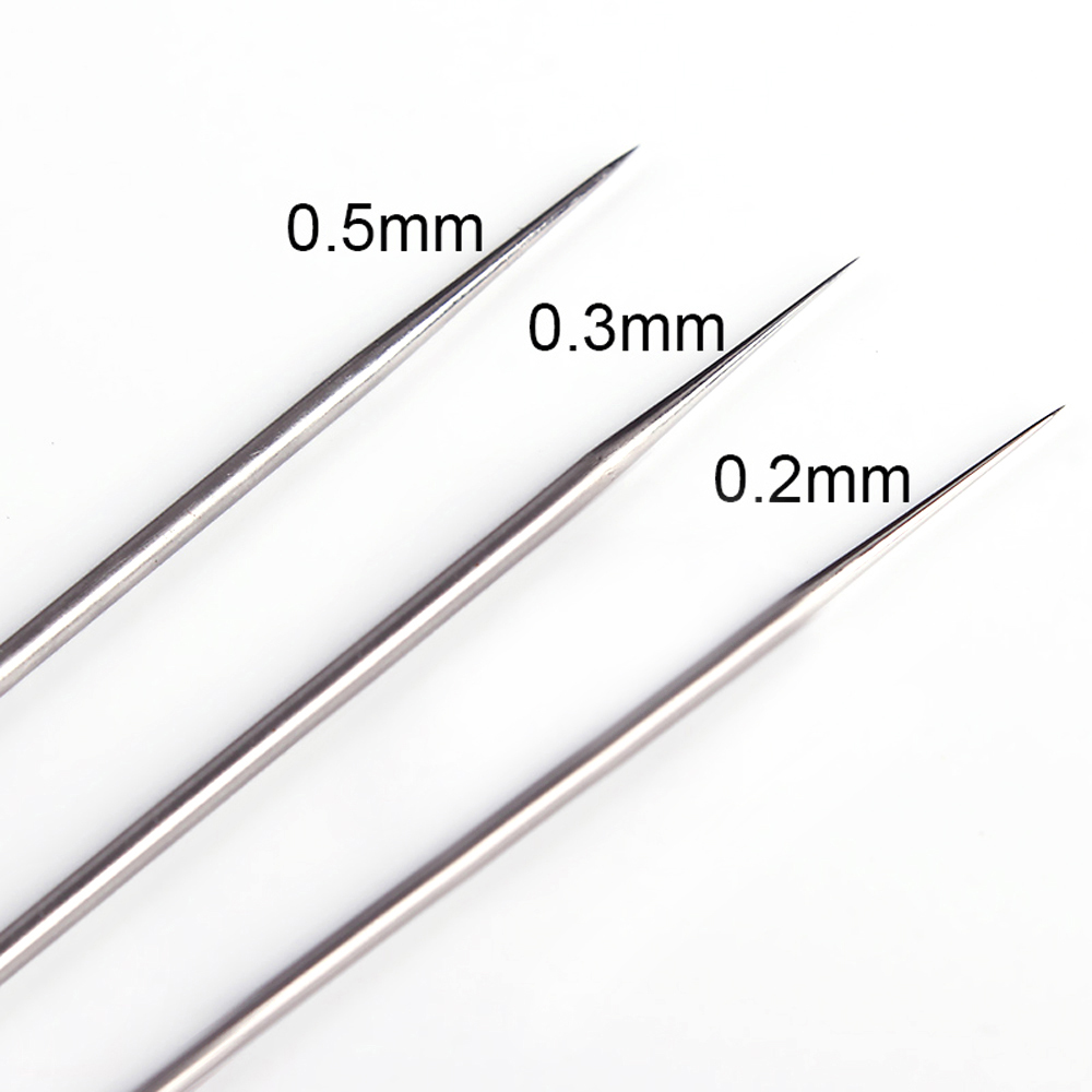 Сменные иглы для аэрографа, насадка 0,2 мм, 0,3 мм, 0,5 мм