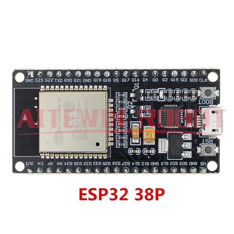 Placa central de ESP32-DevKitC, placa de desarrollo ESP32 de 38 pines, WIFI + Bluetooth, compatible con IoT NodeMCU-32 ESP32-WROOM-32D ESP32-WROOM-32U