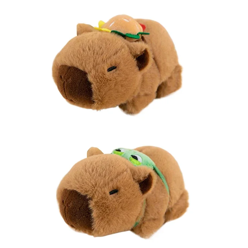 น่ารัก Capybara สัตว์ Slap Snap Wrap สายรัดข้อมือสร้อยข้อมือตุ๊กตาสัตว์ตุ๊กตา Kawaii Capybara แหวนมือสายรัดข้อมือเด็กของเล่นตลก