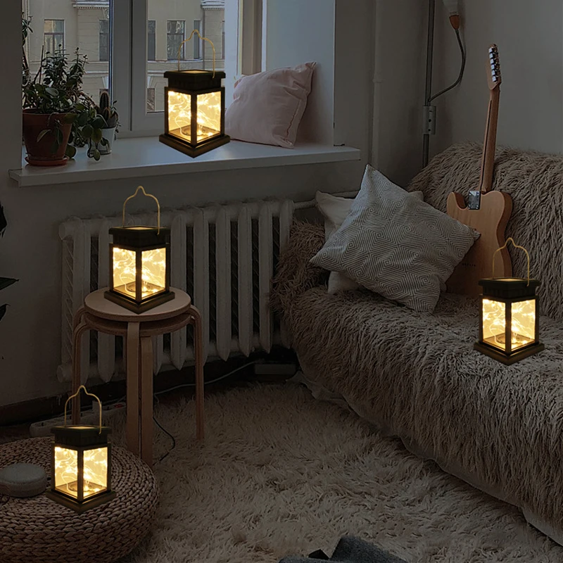 ソーラー LED ライト屋外フォーカスフロアランタンパネルキャンドルテラサ屋内吊りバルコニー鳥装飾照明用庭