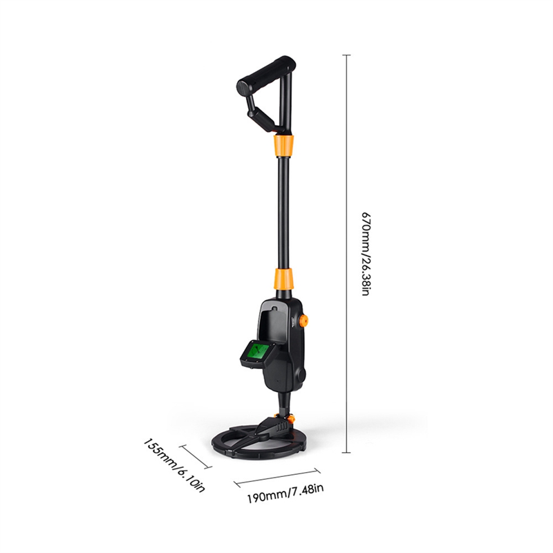 ABUO-MD1008A detector de ouro de metal pinpointer portátil prata jóias tesouro subterrâneo detector de metais rastreador buscador