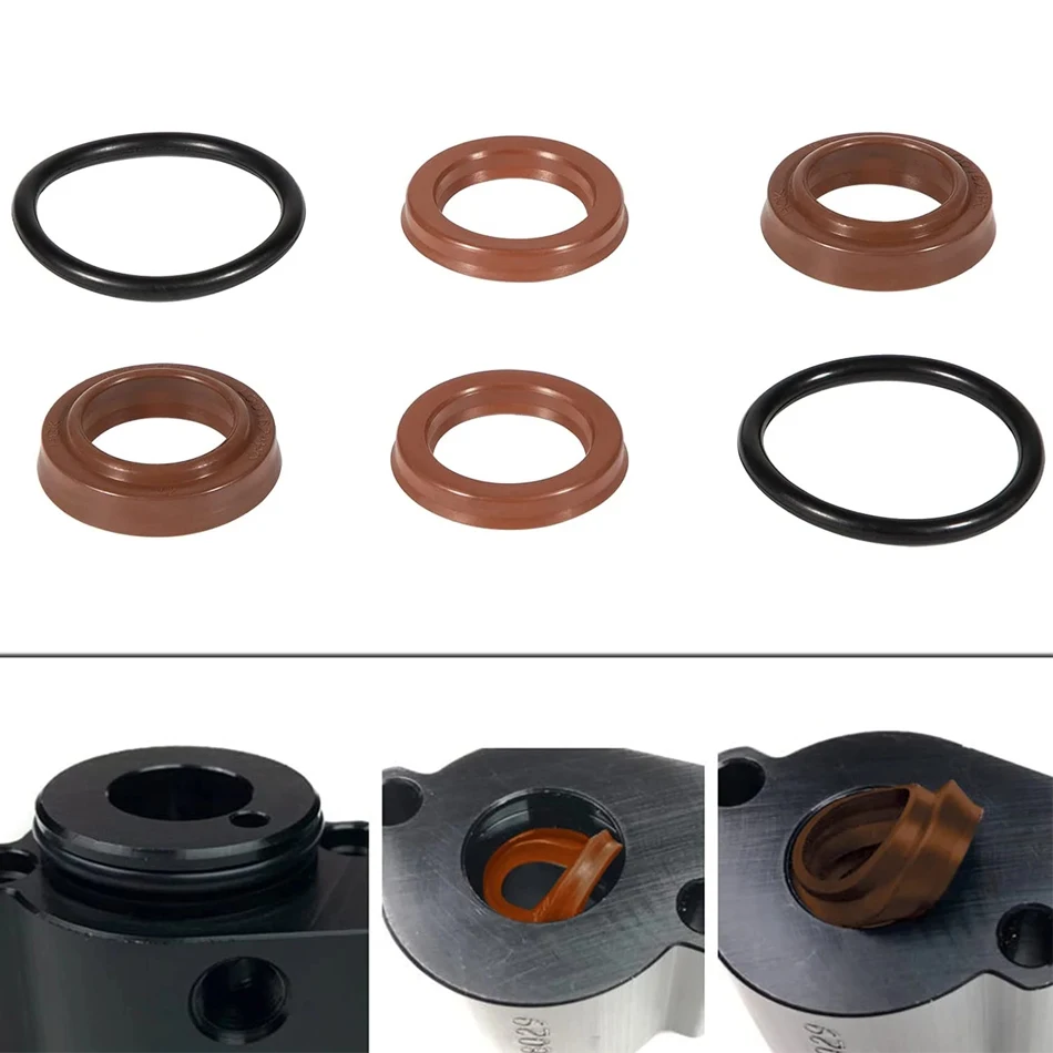 Kit de sello de cilindro MX, 6 uds., apto para SeaStar BayStar HC4645H HC4648H HC4658H HP4600 FSM131 Gen2, accesorios para barcos