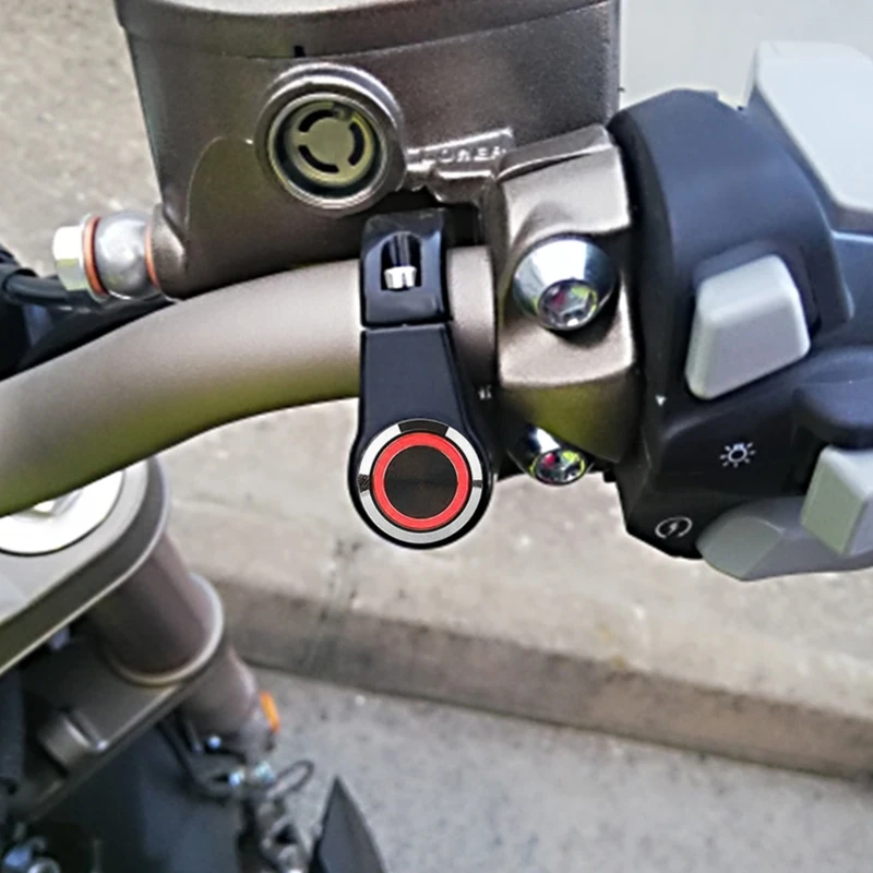 Interruptor de faro para manillar de motocicleta, accesorio de aleación de aluminio de 22mm y 7/8 pulgadas, resistente al agua, 12V, foco antiniebla, Retro