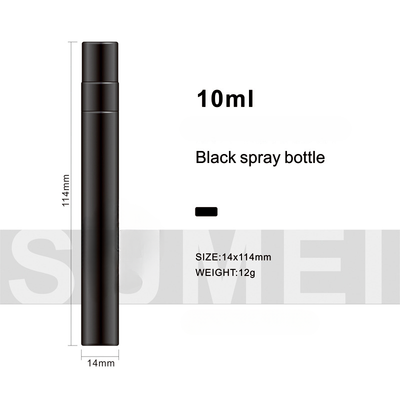 Mini botella de Perfume de vidrio portátil de 10ML, botella pulverizadora de Perfumes de bolsillo pequeño, Mini botella rellenable de Perfume, botellas de Perfume de vidrio