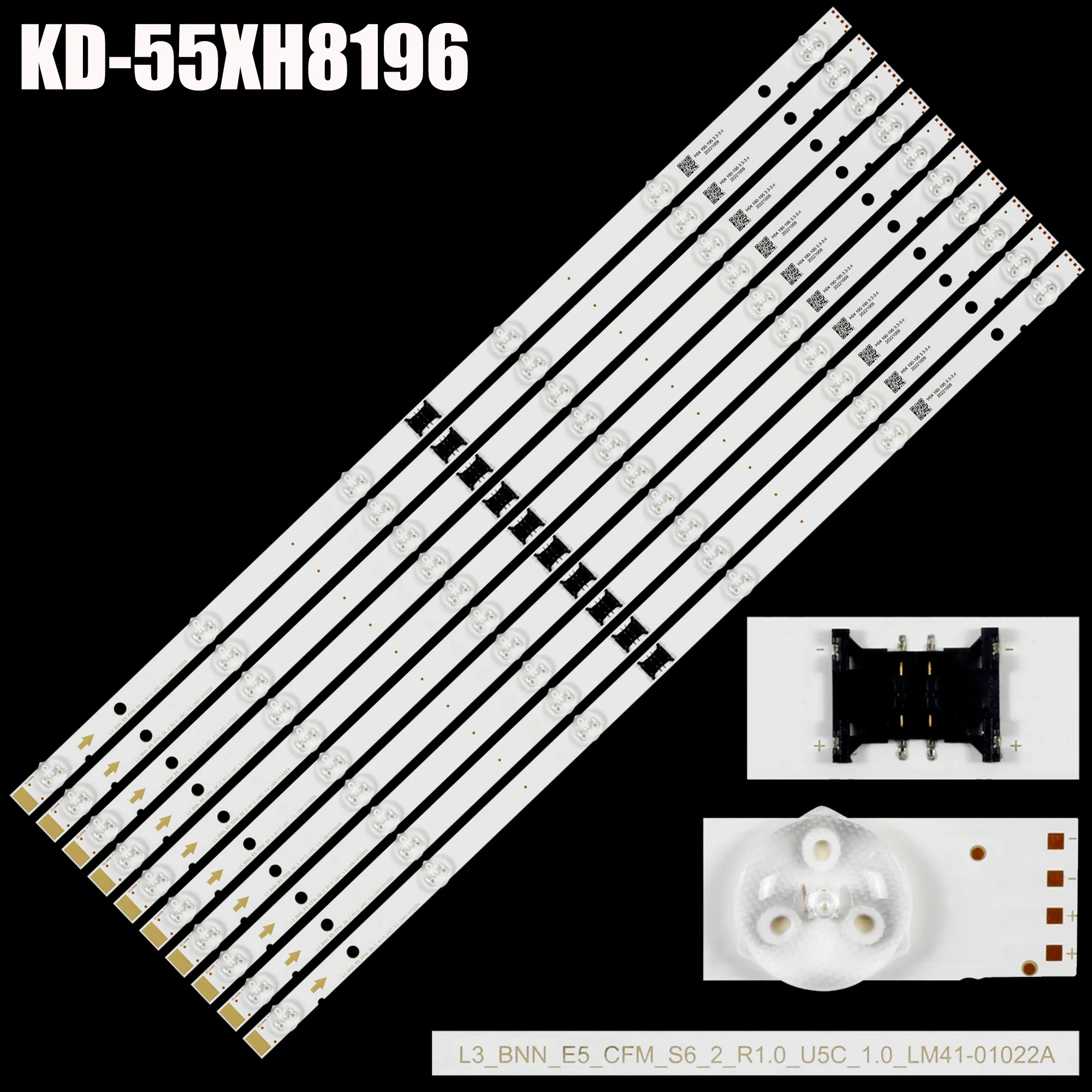 Светодиодная лента подсветки для KD-55XH8096 KD-55XH8077 XBR-55X800H LM41-01056A LM41-01022A XBR-55X81CH XBR-55X80CH