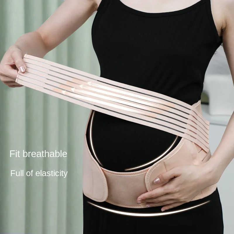 Cintos respiráveis para gestantes, cinto de barriga, cuidados com a cintura, atadura do abdômen, roupas para gestantes, aparelhos, 3PCs