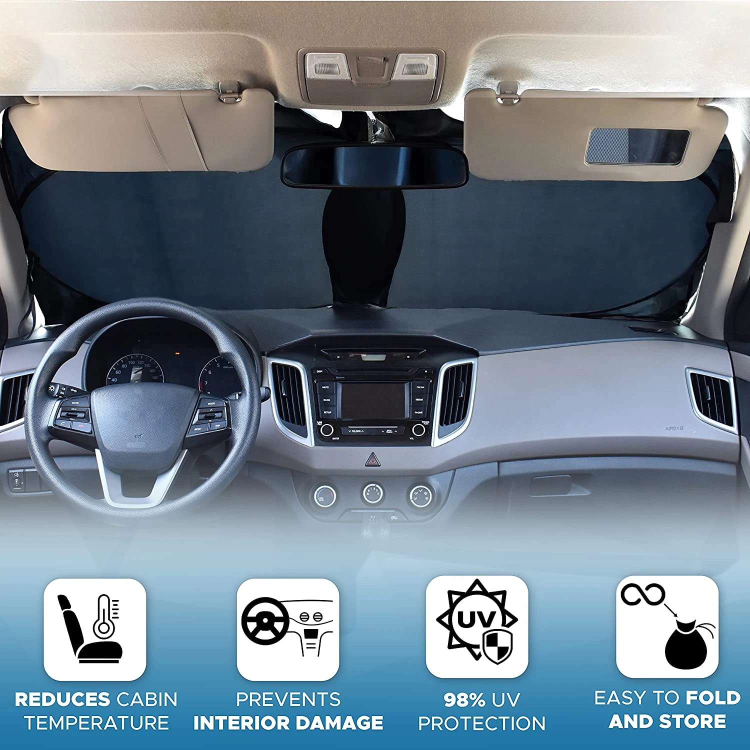 Für Audi A6 A7 A8 Q3 A5 A7 A8 Auto Windschutzscheibe Sonnenschutz Abdeckung Frontscheibe Sonnenschutz Visier Auto Innen UV Schutz