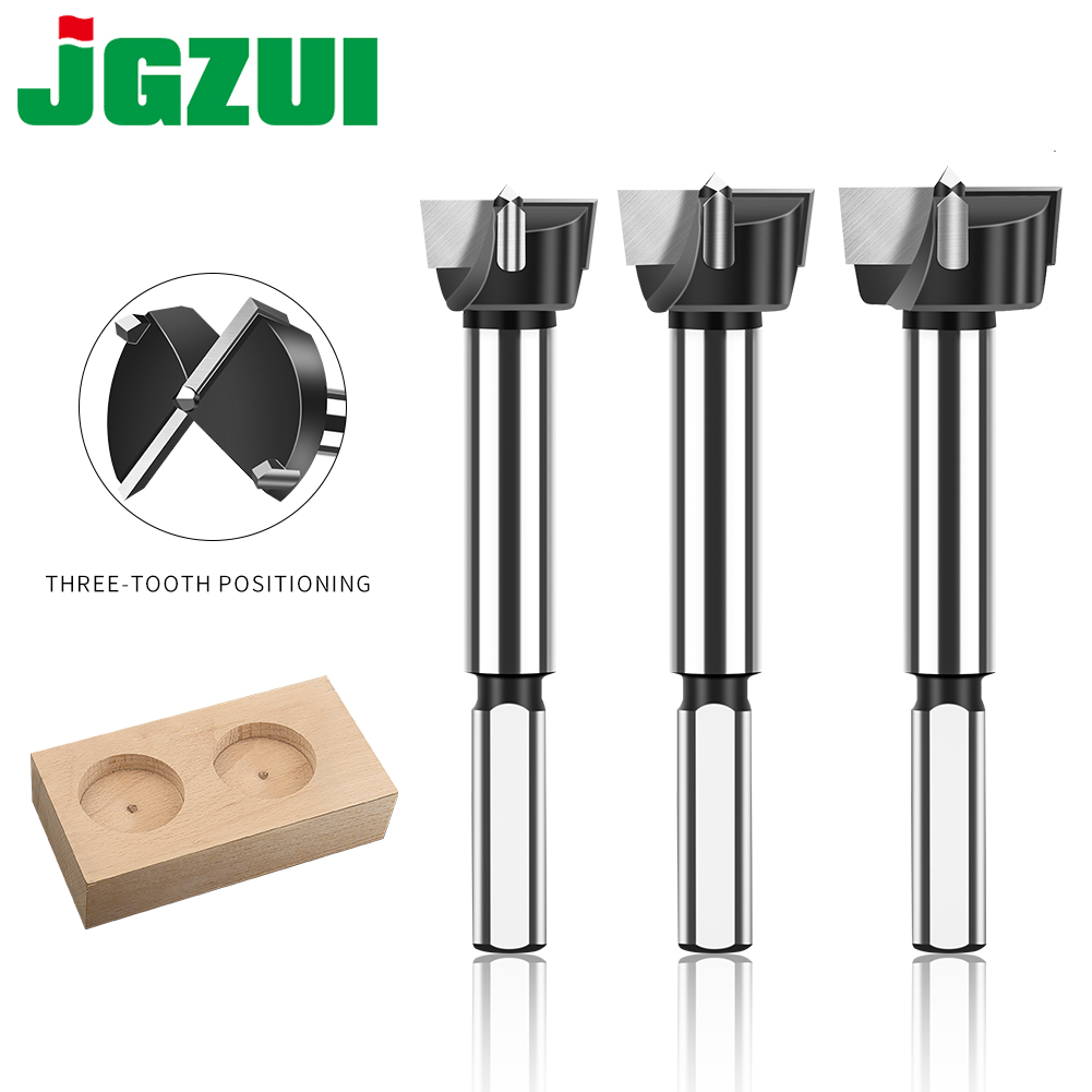 12-60mm Forstner Woodworking Tools Hinge Boring Drill Bit Hole Saw Cutter Tungsten Carbide Cutter