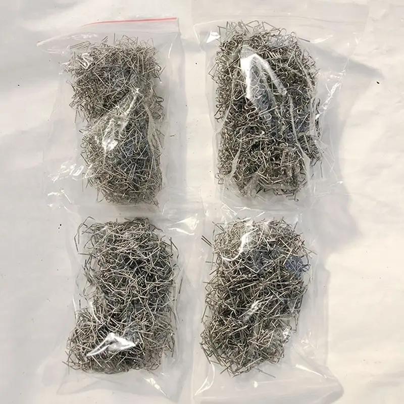 Grapadora caliente para soldador de plástico, máquina de reparación de plástico automotriz, máquina de soldadura, reparación de parachoques de coche, alambre de soldadura, 100 Uds.