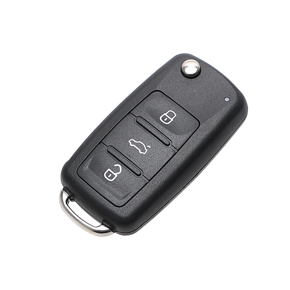 3 przyciski zdalnego otwierania pustych osłon kluczyków samochodowych do VW Car Key Shell do Volkswagen Golf Jetta Polo Beetle Caddy Eos Scirocco Touran