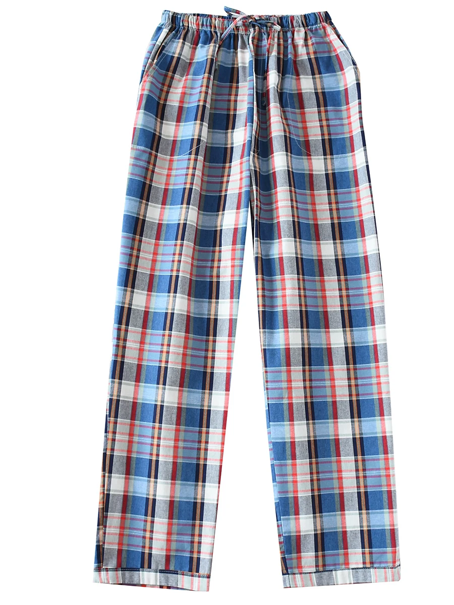 Pajama Pants Men's Summer Trousers Loose Large Size Spring and Autumn Single Trousers Simple Can Be Worn Outside Printed Home Trousers