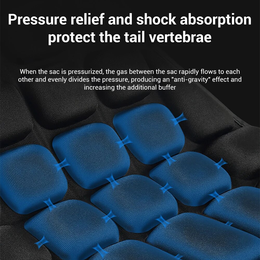 ที่นั่งรถจักรยานยนต์ Universal รถมอเตอร์ไซด์ Air Pad โฟมนุ่มสบาย Breathable ที่นั่งครอบคลุม Mats รถจักรยานยนต์ไฟฟ้าจักรยาน