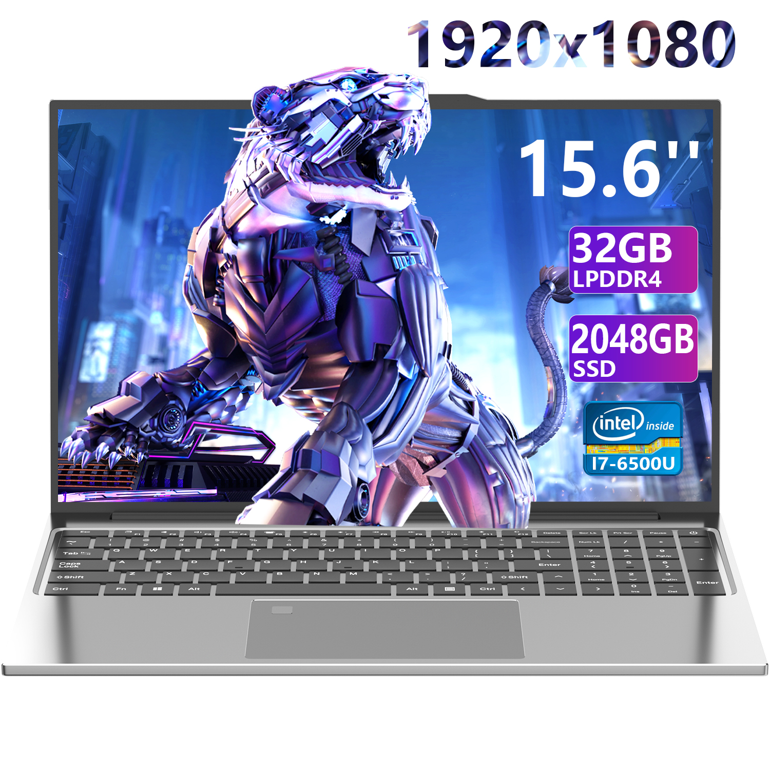 Laptop 15,6 inch Intel Core i7-6500U WiFi 6 1920*1080 32 GB RAM 1 TB 2 TB SSD Laptop Windows 11 pro Notebook Kantoorcomputer