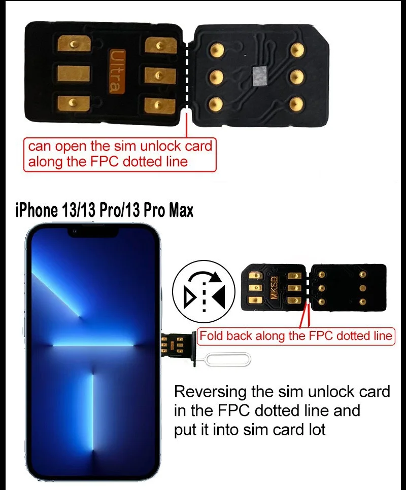 MKSD e MKSD Ultra Card Sticker applicabile per Iphone muslimex sbloccato Card Sticker