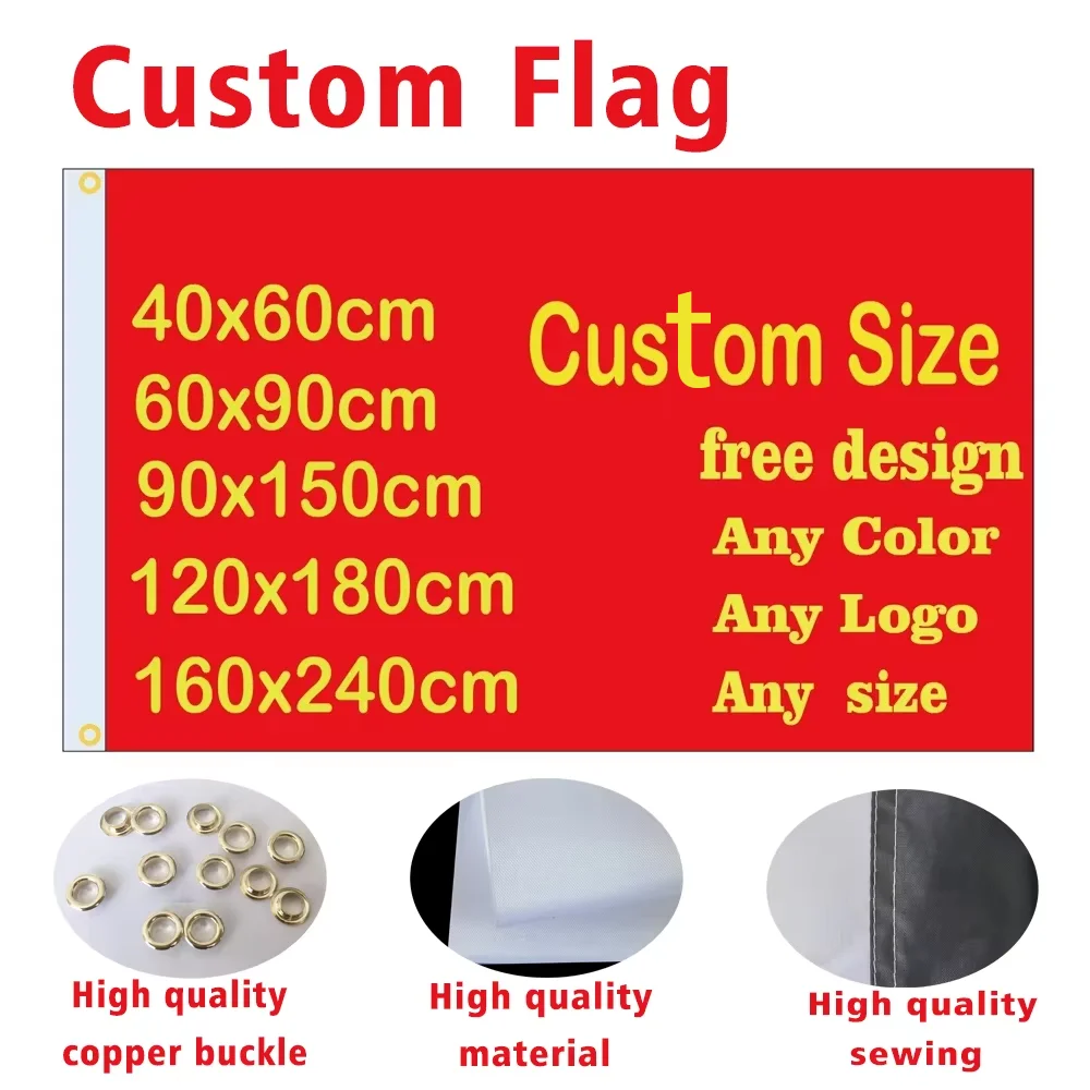 Digital printing custom Club flags Bar event banner Car flag custom LOGO 3x5ft supporter banner custom Car Motorcycle Team FLAG
