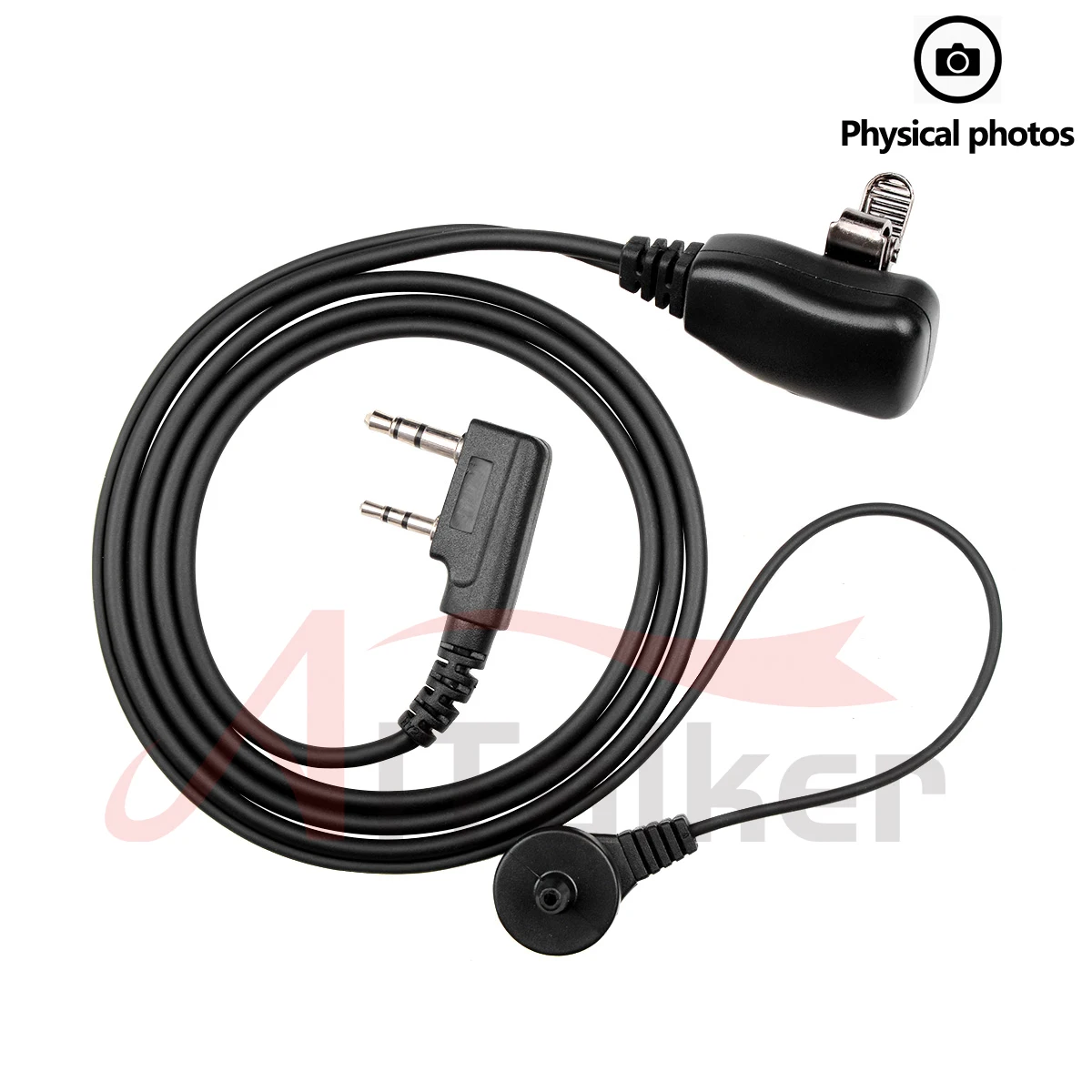 Baofeng UV5R Walkie Talkie Kapset Quansheng UV-K5 słuchawki słuchawkowe do Kenwood UV-5R UV82 UV-17 komutator radiowy