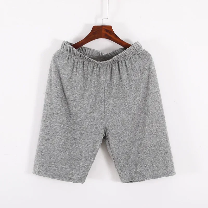 Pantalones de salón de verano para hombre, pantalones cortos de pijama de algodón, ropa cómoda para hombre, ropa de dormir, pantalones deportivos informales finos 2024