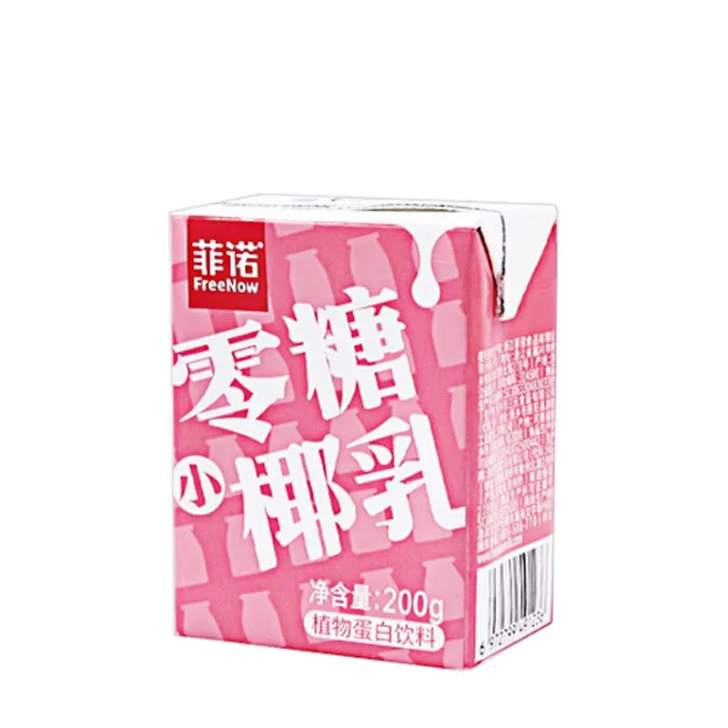FreeNow-Sugar free Coconut milk 1.76oz(200ml)*4 boxes