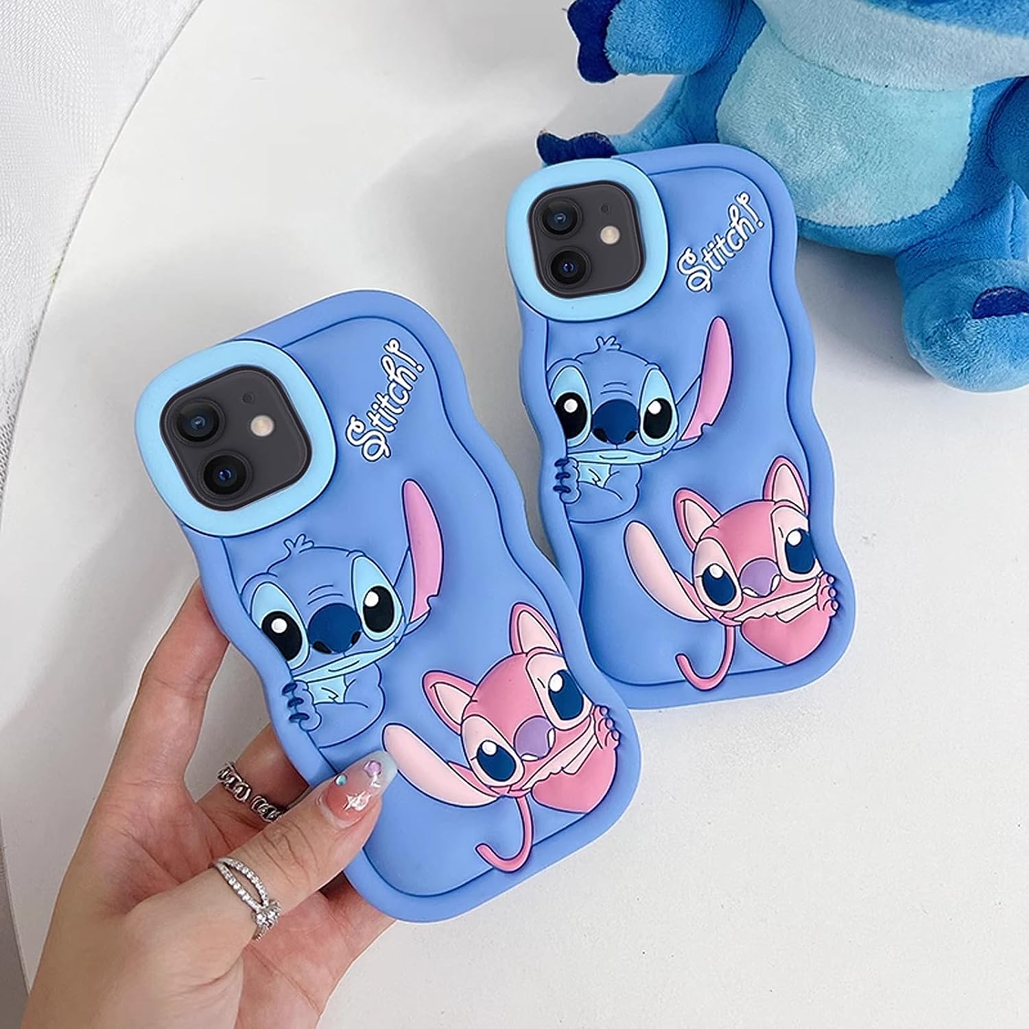 Силиконовый мягкий чехол с волнистым стежком для iPhone 16, 15, 14, 13, 12, 11 Pro Plus mini Max Xs XR 6 7 8 SE