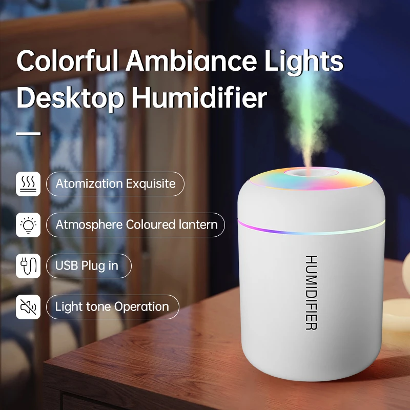 180ML MINI AIR Humidifier USB Aroma Diffuser น้ํามันหอมระเหยเครื่องฟอกอากาศ Aromatherapy Mist Maker สําหรับรถบ้านห้องนอน