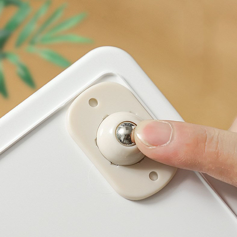 4 pezzi ruote per mobili rullo in acciaio inossidabile ruota autoadesiva casa ruota universale girevole con cuscinetto di carico a 360 gradi