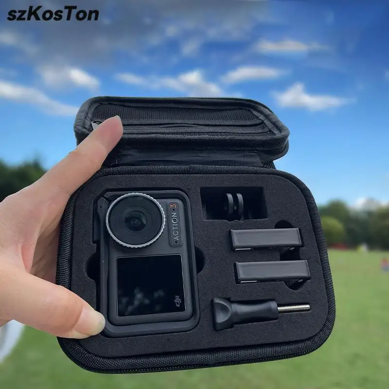 Mini bolso para DJI Osmo Action 5 Pro Estuche de transporte bolsa de viaje accesorios de cámara para DJI Action 4 3 bolsa de almacenamiento caja protectora