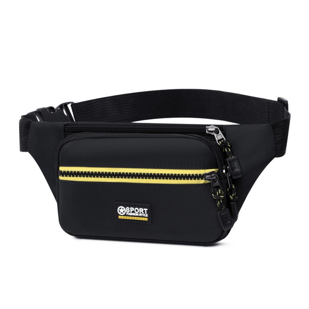 Riñonera multifuncional impermeable de gran capacidad antisalpicaduras para hombre, bolso de pecho cruzado, resistente al desgaste, antirrobo