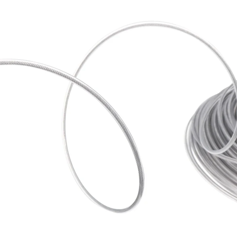 5/10/15m * 2mm/2.4mm/2.7mm/3mm Filo di Acciaio Nylon Tagliaerba Linea Tosaerba Cavo Lungo Rotolo Rotondo sostituzione erba