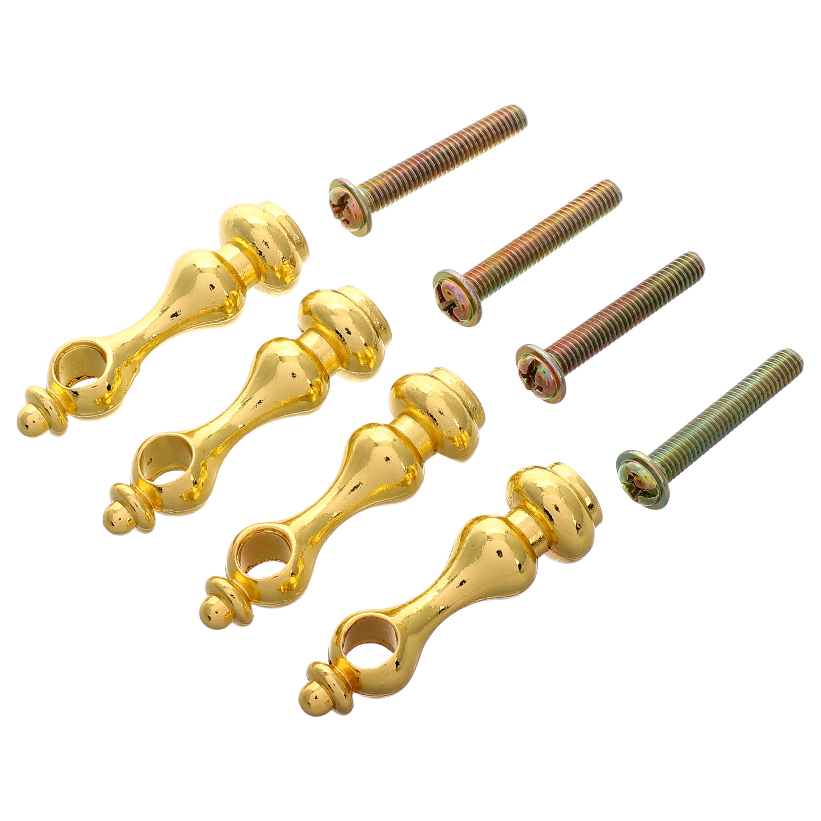 Conectores de trilhos de ferro, 4 unidades, para móveis, armário de vidro, uso interno, eixo, tampas de extremidade, galeria, acessórios de trilho, armazenamento