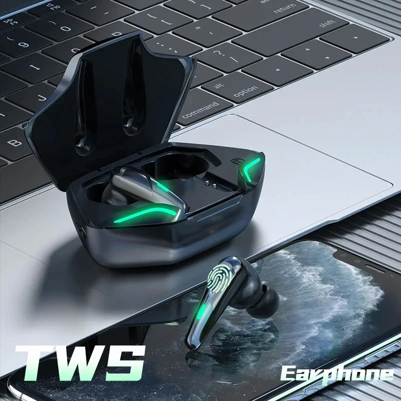 Gaming Ohrhörer Drahtlose Bluetooth Kopfhörer Mit Mikrofon Bass Audio Sound 9D Stereo Musik HiFi Headset Spiel Sport Kopfhörer