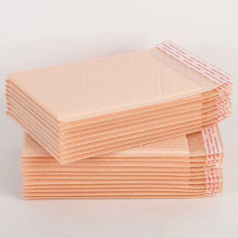 20 Stück rosa Poly-Luftpolsterumschläge, gepolsterte Umschläge, große, mit Luftpolsterfolie gefütterte Polymailer-Taschen für Versand, Verpackung, Maile, selbstklebend