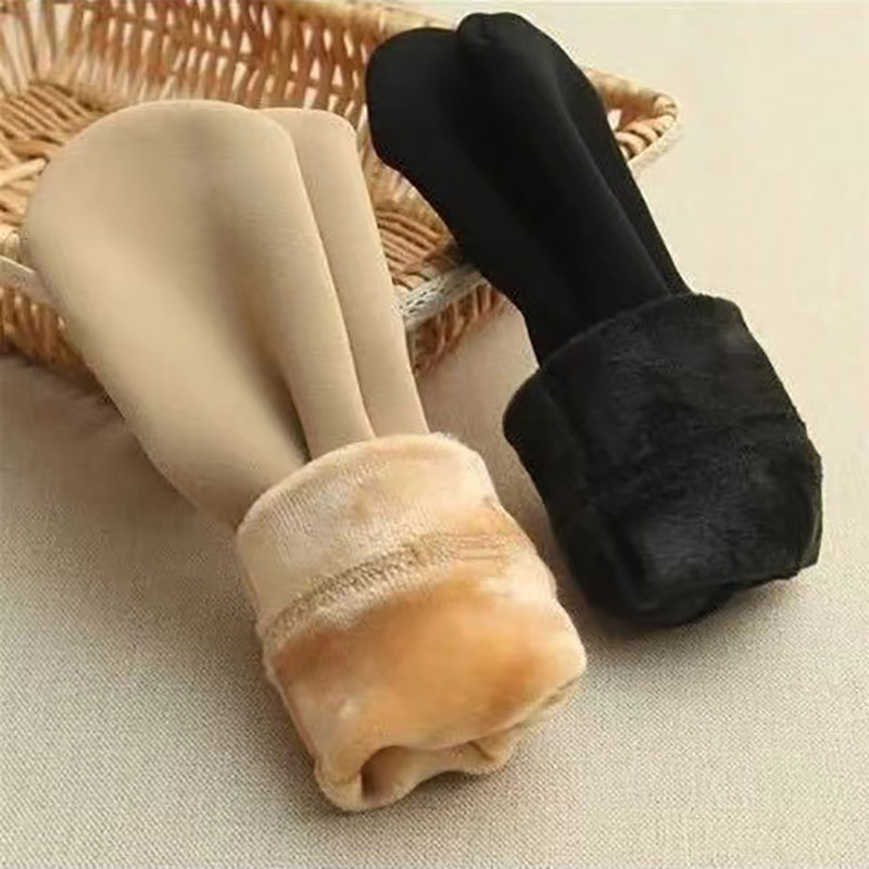 2 paia di calzini da donna in tinta unita da uomo autunno e inverno calzini da neve a tubo medio caldi in peluche ispessito