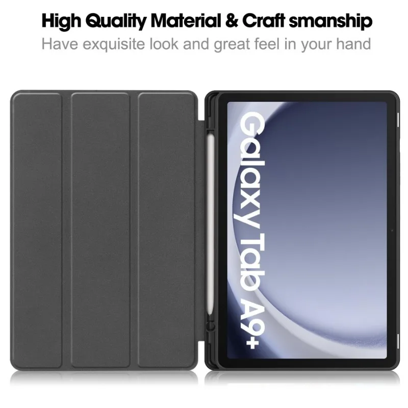 Para Samsung Galaxy Tab A9 Plus Funda de 11 pulgadas con soporte para Galaxy Tab А9 + 2023 SM-X210 X216 X215 X218 Soporte para lápices Funda