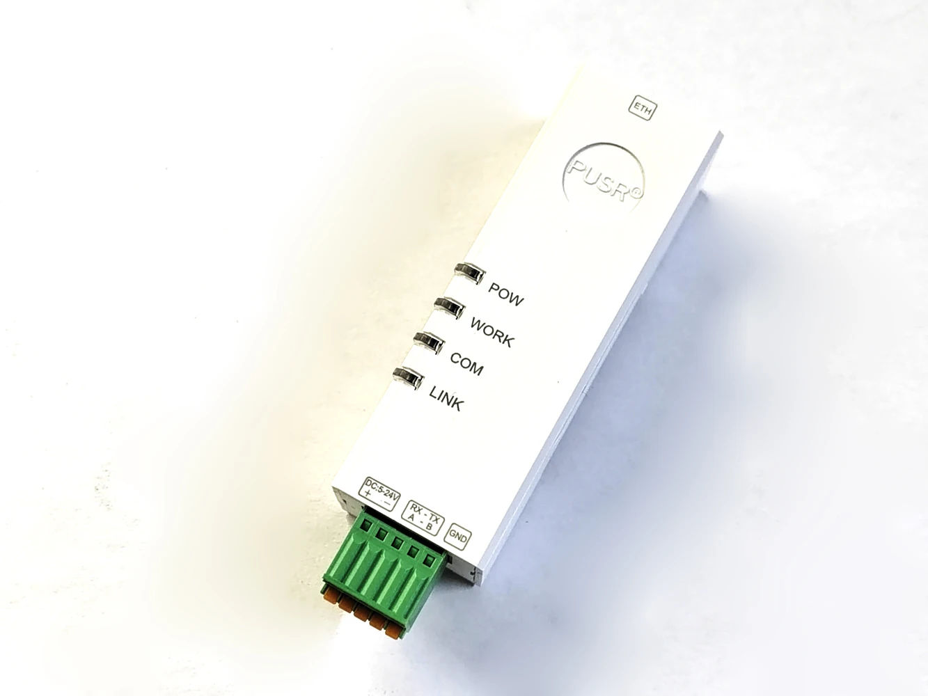 Trilho DIN RS485 RS232 para Ethernet Modbus Gateway Transmissão de dados transparente bidirecional Configuração fácil DR132 DR134