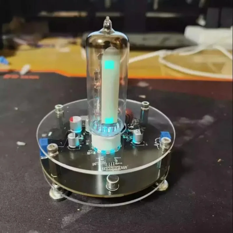 DIY 5 В блок питания 6E2 кошачий глаз электронная трубка звукосниматель музыкальный монитор киберпанк музыкальный ритм свет