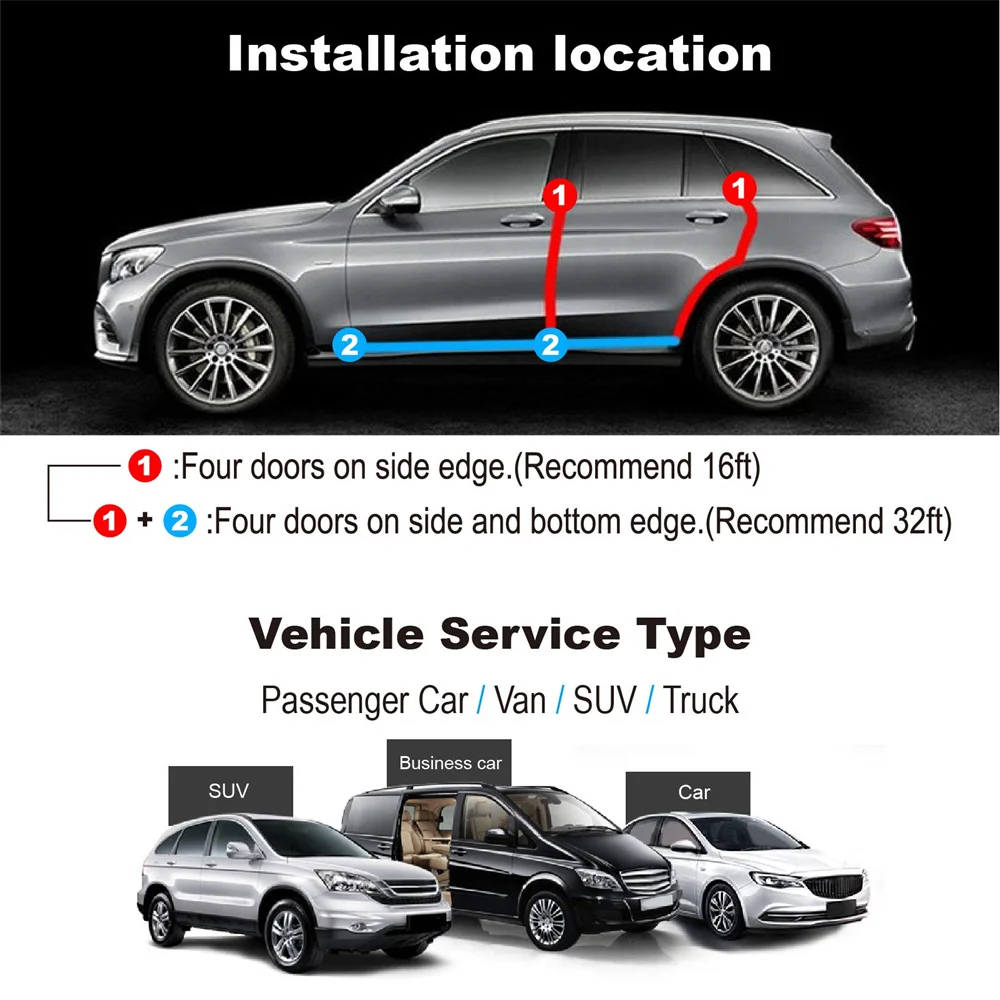 Universal Car Door Edge Guards Clear Rubber Seal Protector U Shape Edge Trim Car Door Edge Protection Fit for Sedans Trucks SUV