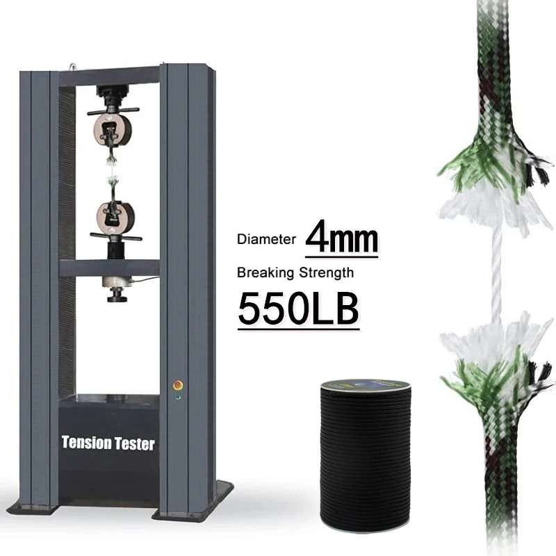 7 Kerne 550 Paracord Seil 5 15 30 M Durchmesser 4 mm Schnur für Outdoor Camping Survival Lanyard Fallschirm Wandern Zelt Zubehör