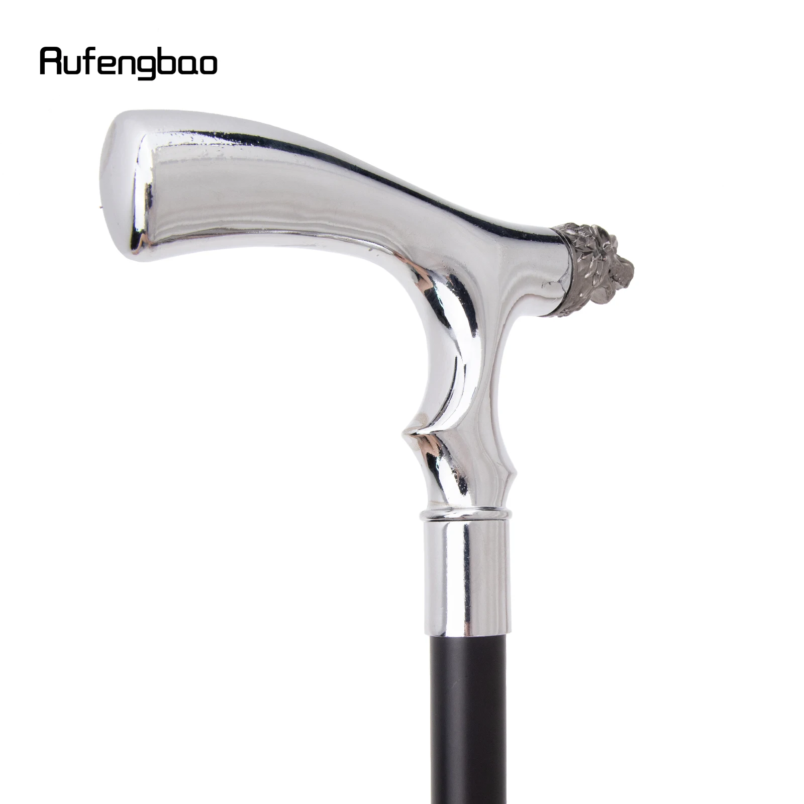 หัวสิงโตสีขาว T รูปร่างเดิน Cane แฟชั่นตกแต่งเดิน Stick สุภาพบุรุษ Elegant คอสเพลย์ Cane KNOB Crosier 93 ซม