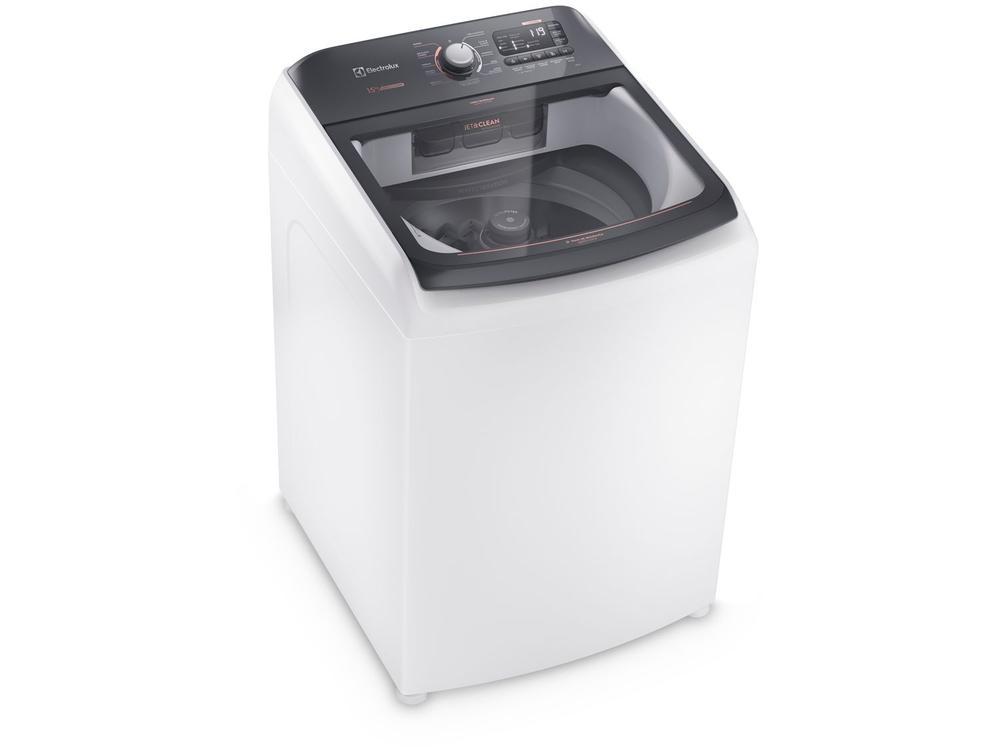 Lavadora de Roupas Electrolux 15kg Cesto Inox 11 Programas de Lavagem Branco Premium Care LEC15 - 220V